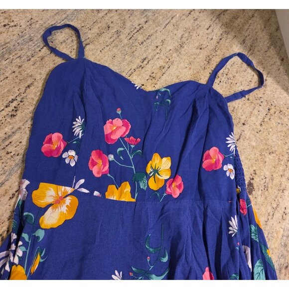 Lot of 2 Old Navy Cami Mini Dress Size L  Floral Smocked A-Line Sleeveless - Picture 15 of 16